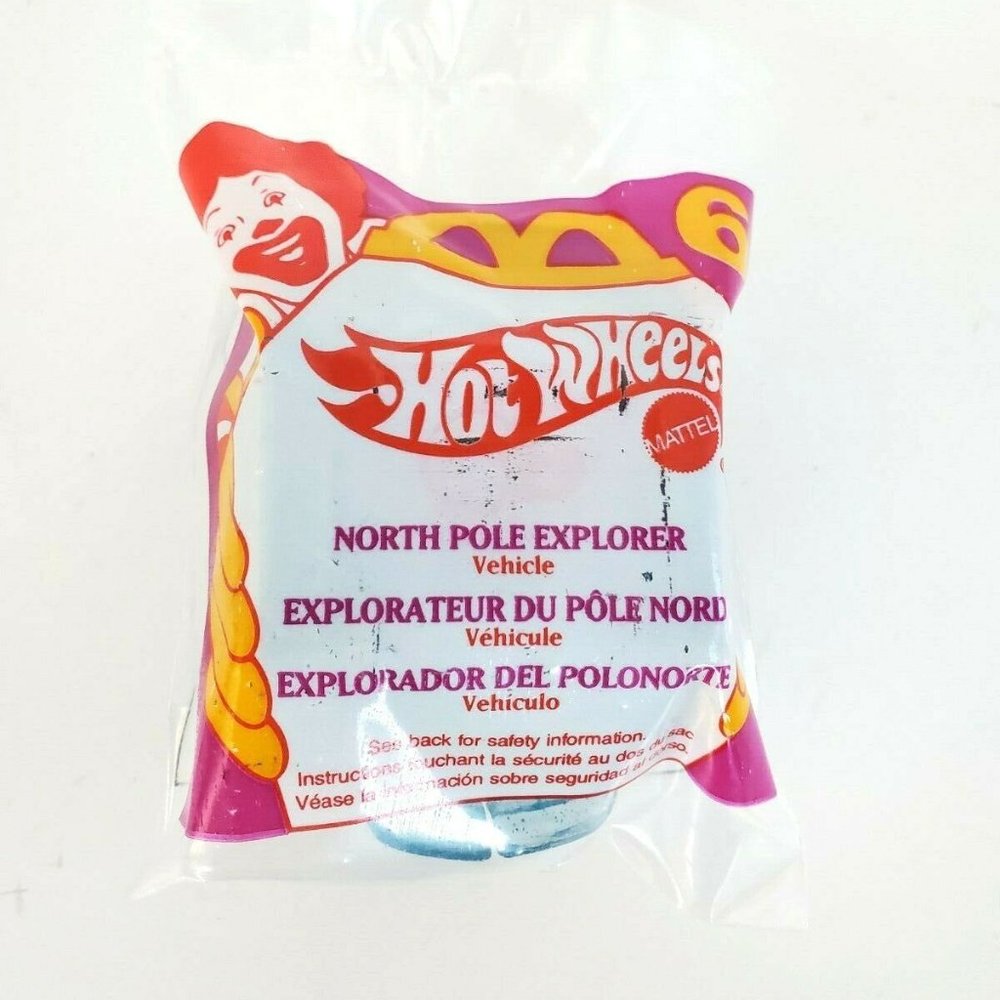 McDonalds Happy Meal Toy Hot Wheels  North Pole Explorer # 6 Vintage 1995 SEALED